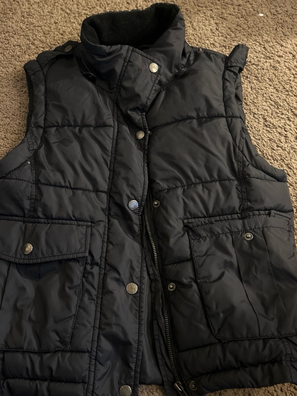 Heritage 1981 Black Quilted Jacket with Plaid Trim